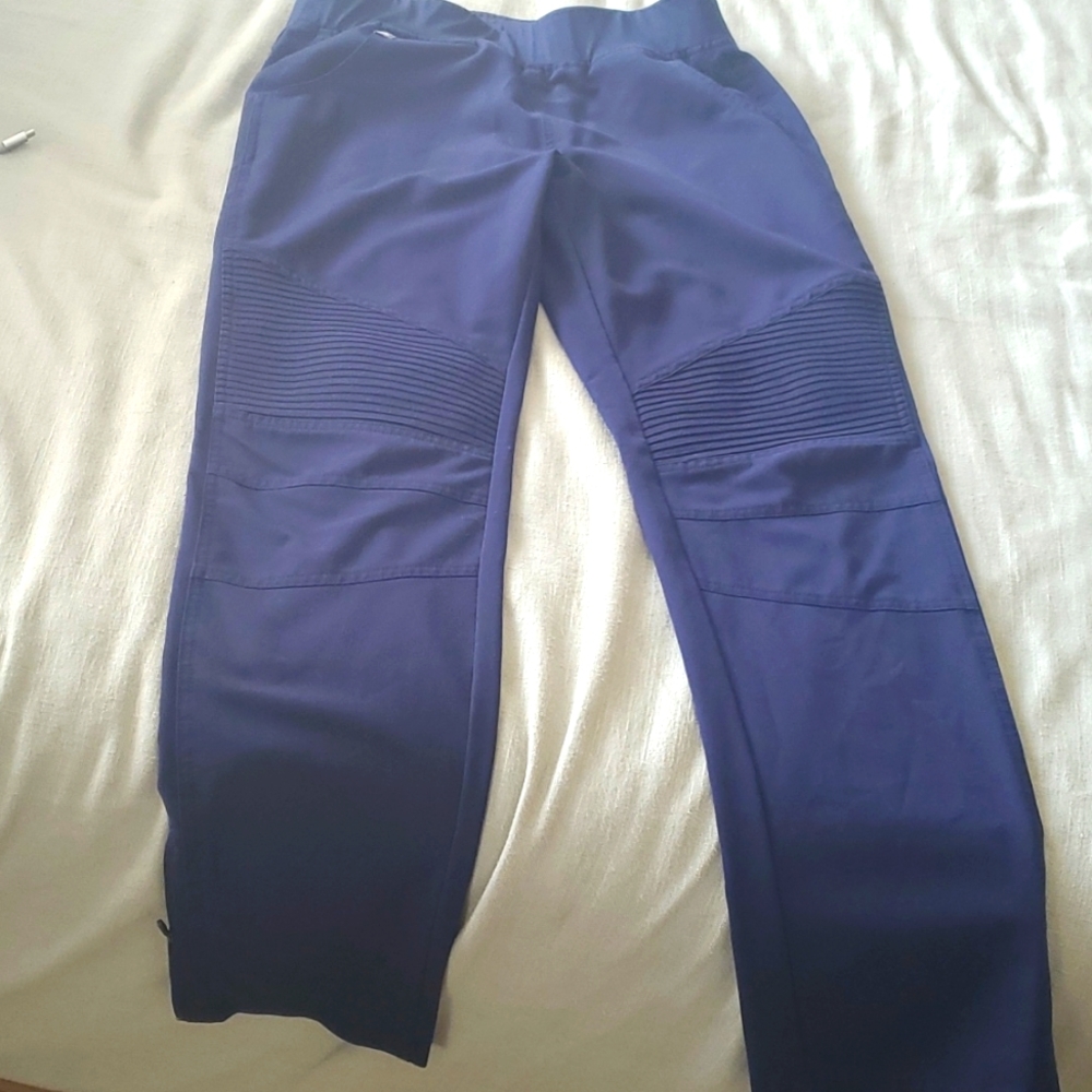 Figs scrubs pants moto style